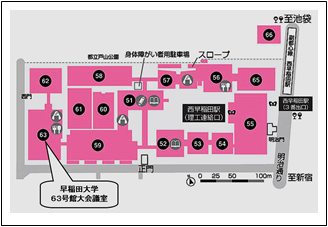 東京会場の地図