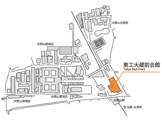 東京工業大学蔵前会館地図