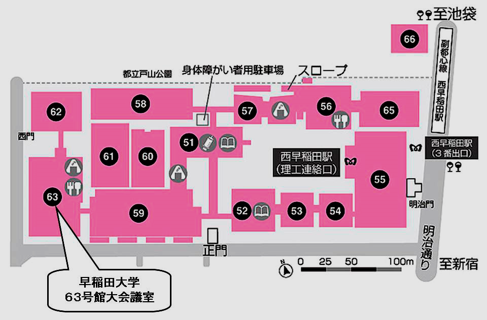 東京会場の地図